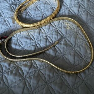 Chic Gold and Silver Snake Chain Necklaces